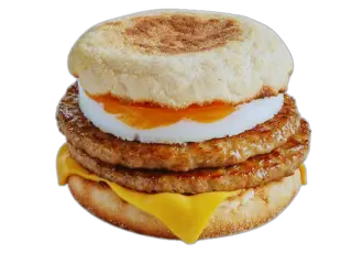 Double Sausage Egg McMuffin