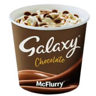 Galaxy Chocolate McFlurry