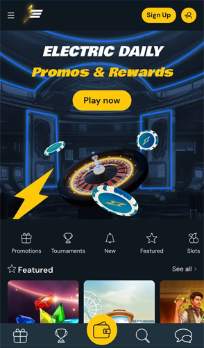 Non GamStop Casinos 26 electric win screen mcm